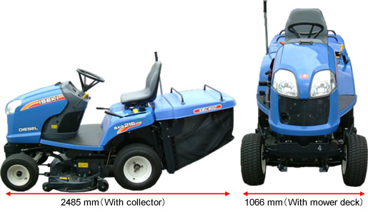 ISEKI > Products > Riding Mower SXG216 Series