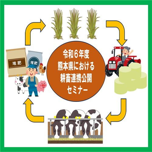 「令和６年度熊本県における耕畜連携公開セミナー」を開催します！